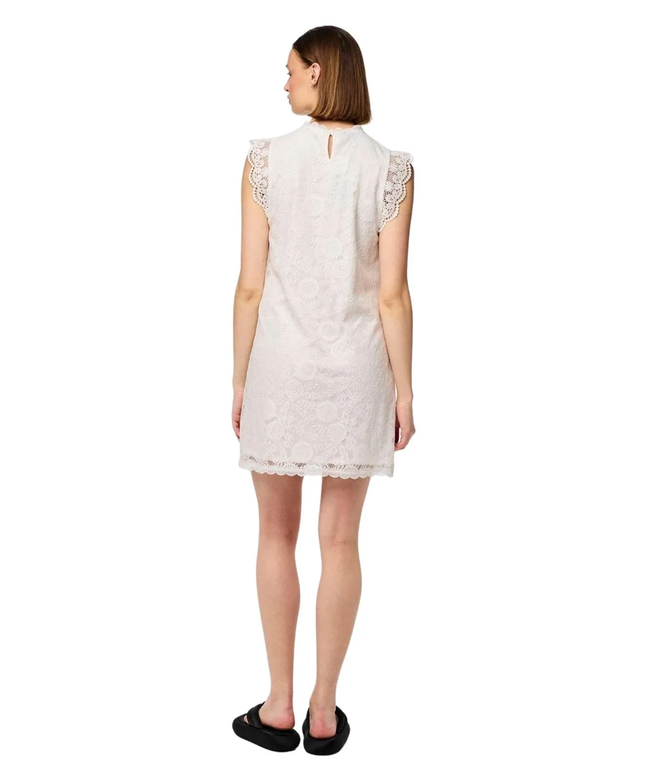 Damen Kleid Olline von Pieces in Cloud Dancer