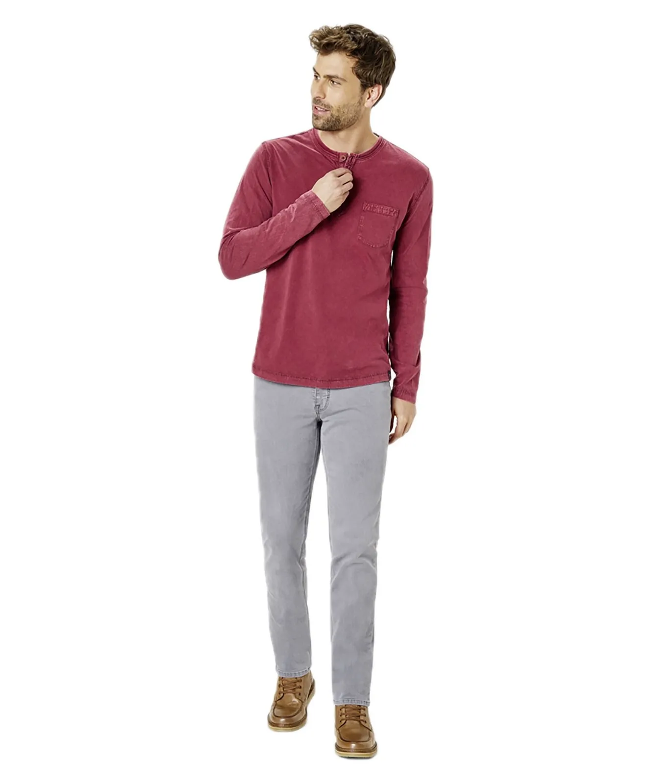 Herren Jeans Ranger Pipe von Paddocks in Grey Stone