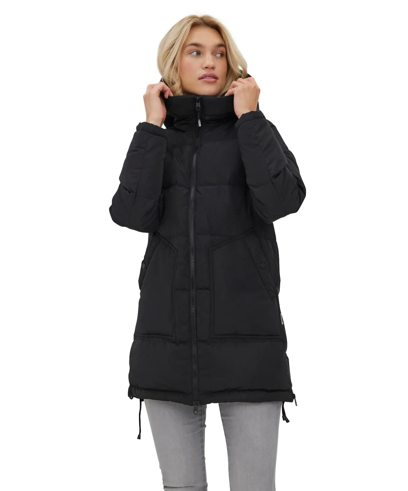 Damen Jacke Oslo 3/4 Down von Vero Moda in Black