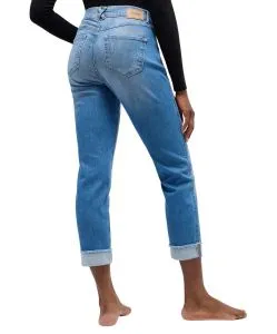 Angels Jeans Darleen Crop mit Destroyed-Effekten in Hellblau