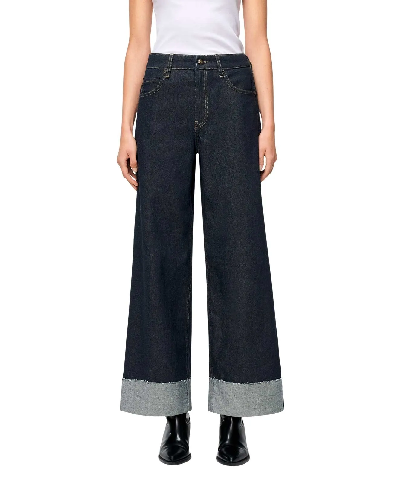 Damen Jeans Nevada Superwide von MAC in Fashion Rinsed