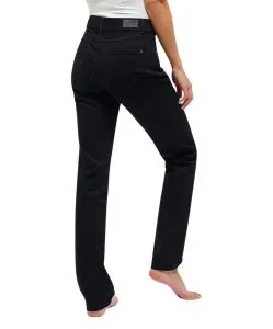 Angels Dolly Jeans mit geradem Bein in Schwarz
