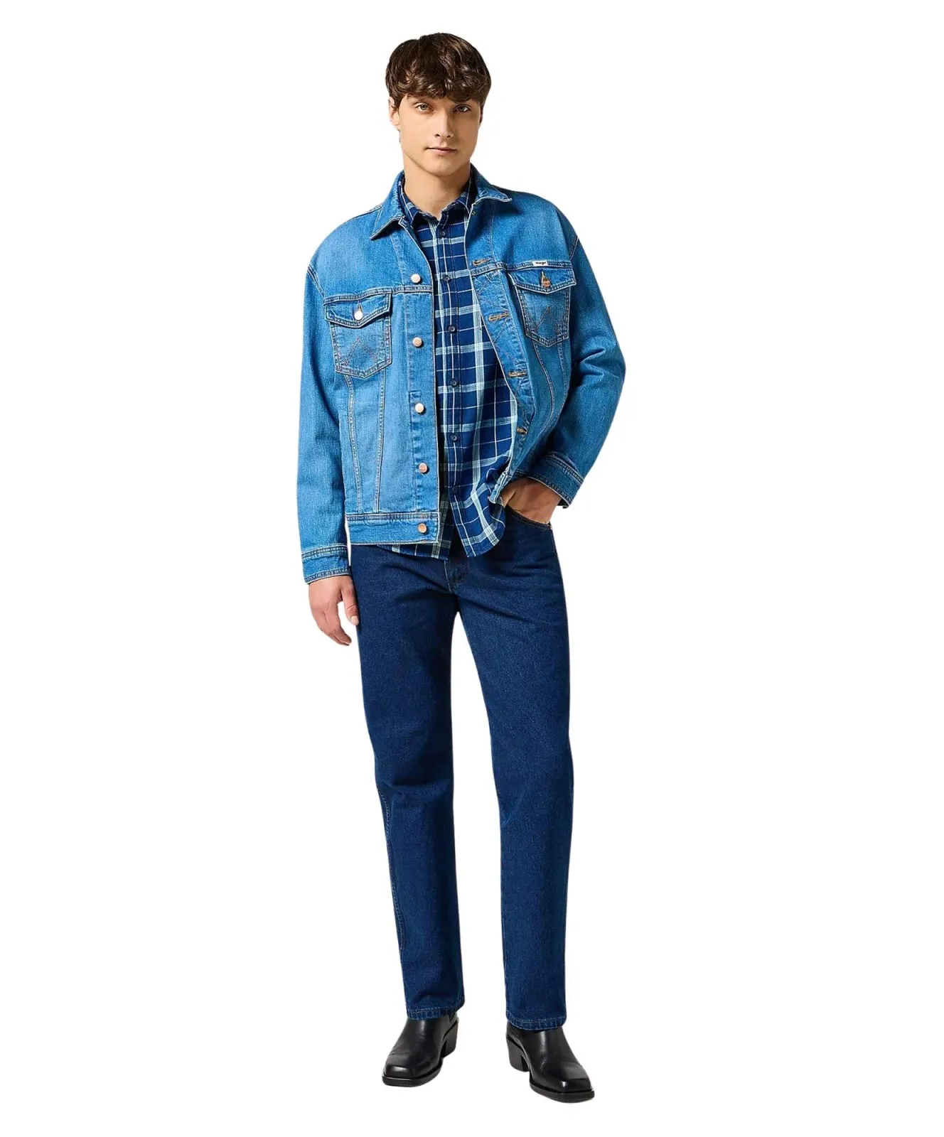 Herren Jeans 13MWZ von Wrangler in Dark Stone