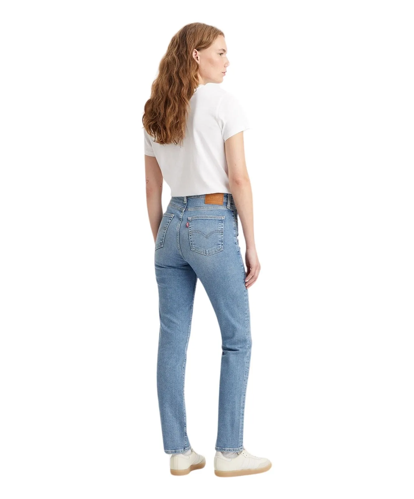 Damen Jeans 724 High Rise von Levis in Blue Wave Light