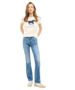 Mustang Shelby Slim Boot Jeans in Hellblau