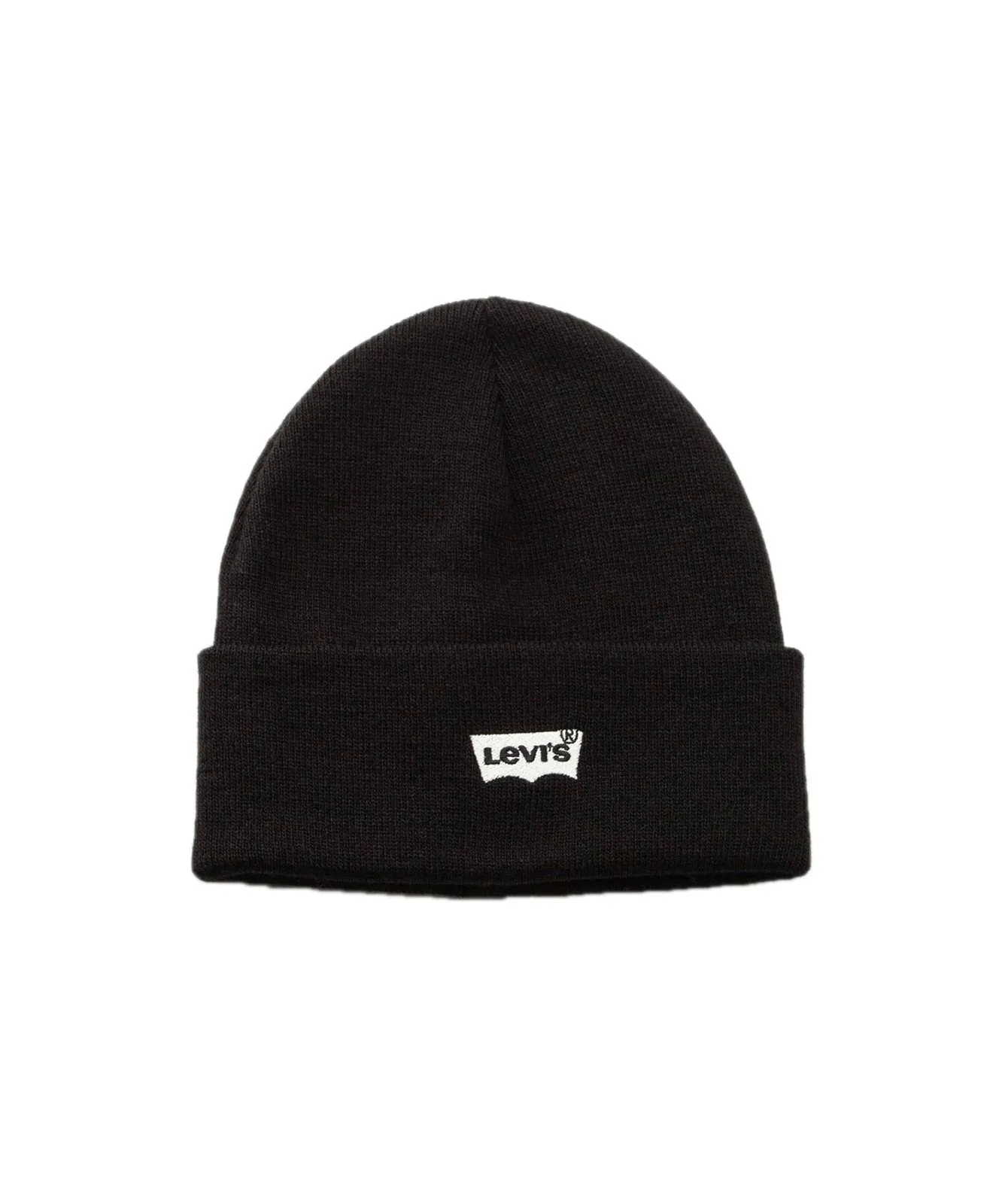 Herren Accessoires Batwing Embroiderer Beanie von Levis in Regular Black