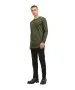 Herren Shirt Noa Tee O-Neck von Jack & Jones in Forest Night
