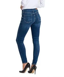 Cross Jeans Alan - Skinny fit Jeans in mittelblauer Dark Waschung