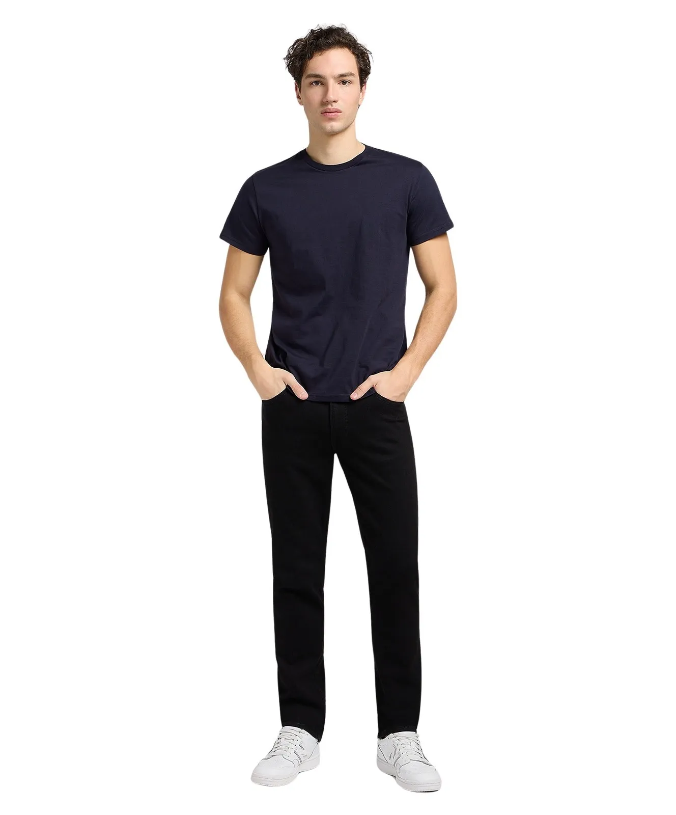 Herren Jeans Brooklyn Straight von Lee in Clean Black