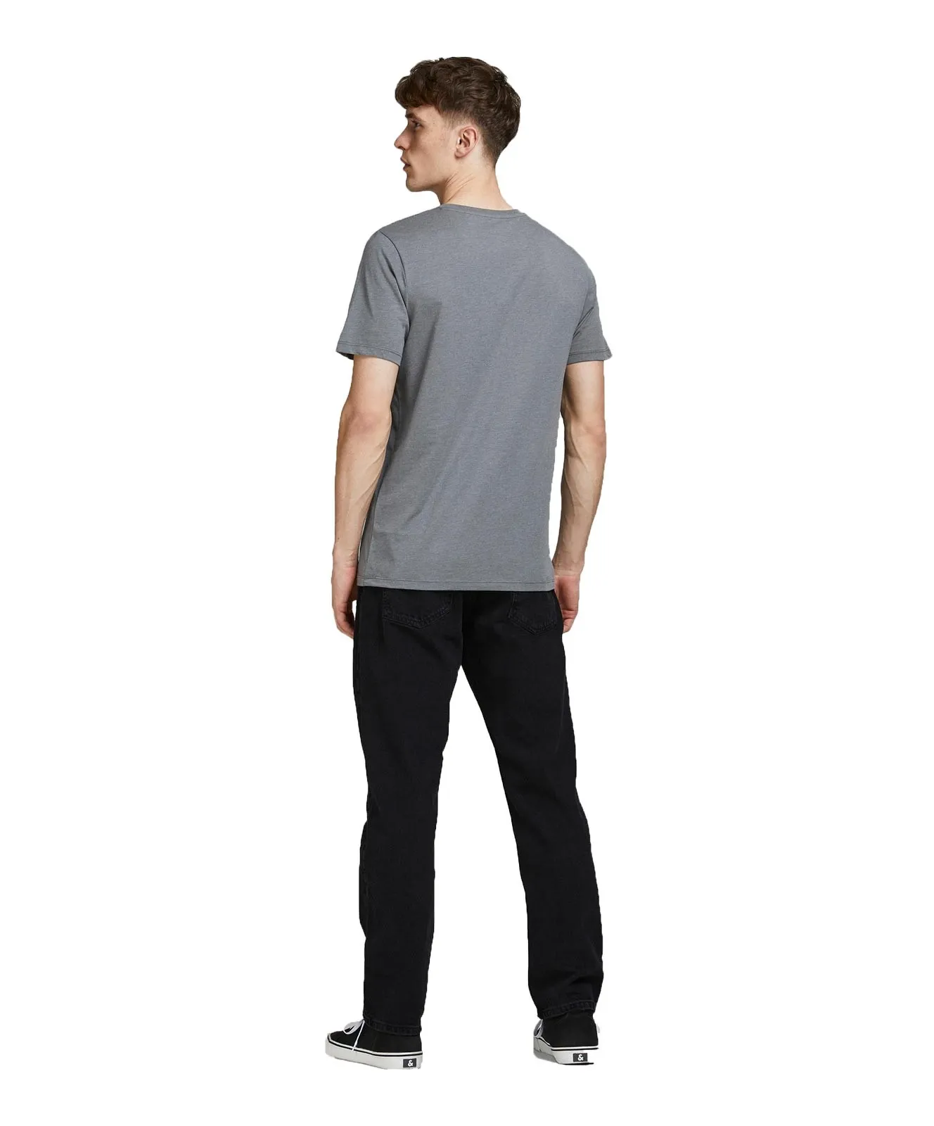 Herren Jeans Chris von Jack & Jones in Black Denim