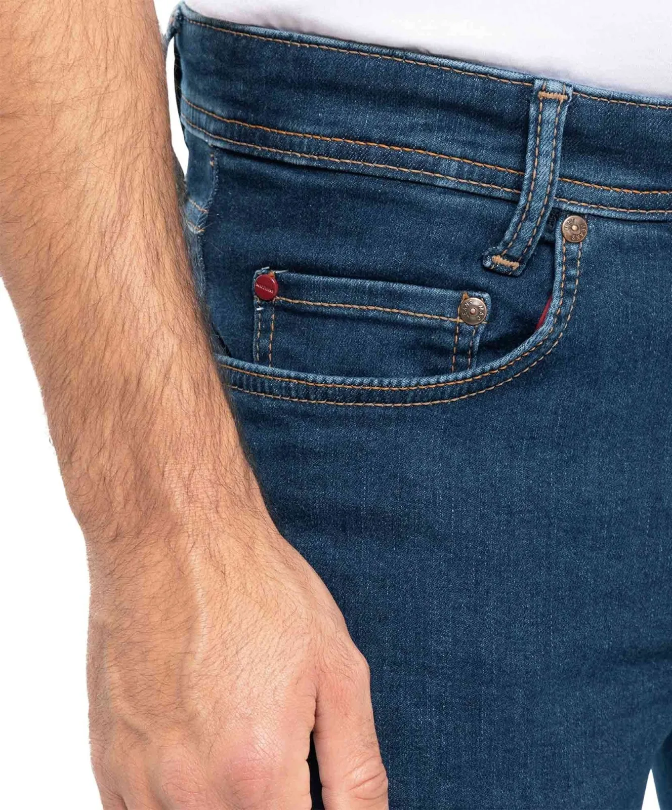 Herren Jeans Ultimate Driver Jeans von MAC in Deep Blue Stonewash