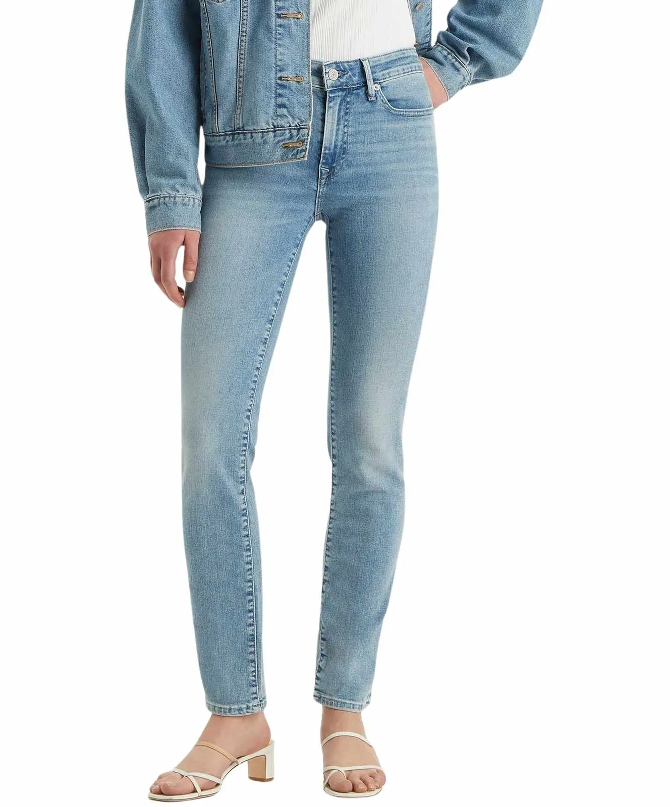 Damen Jeans 712 Slim von Levis in Midnight Gaz