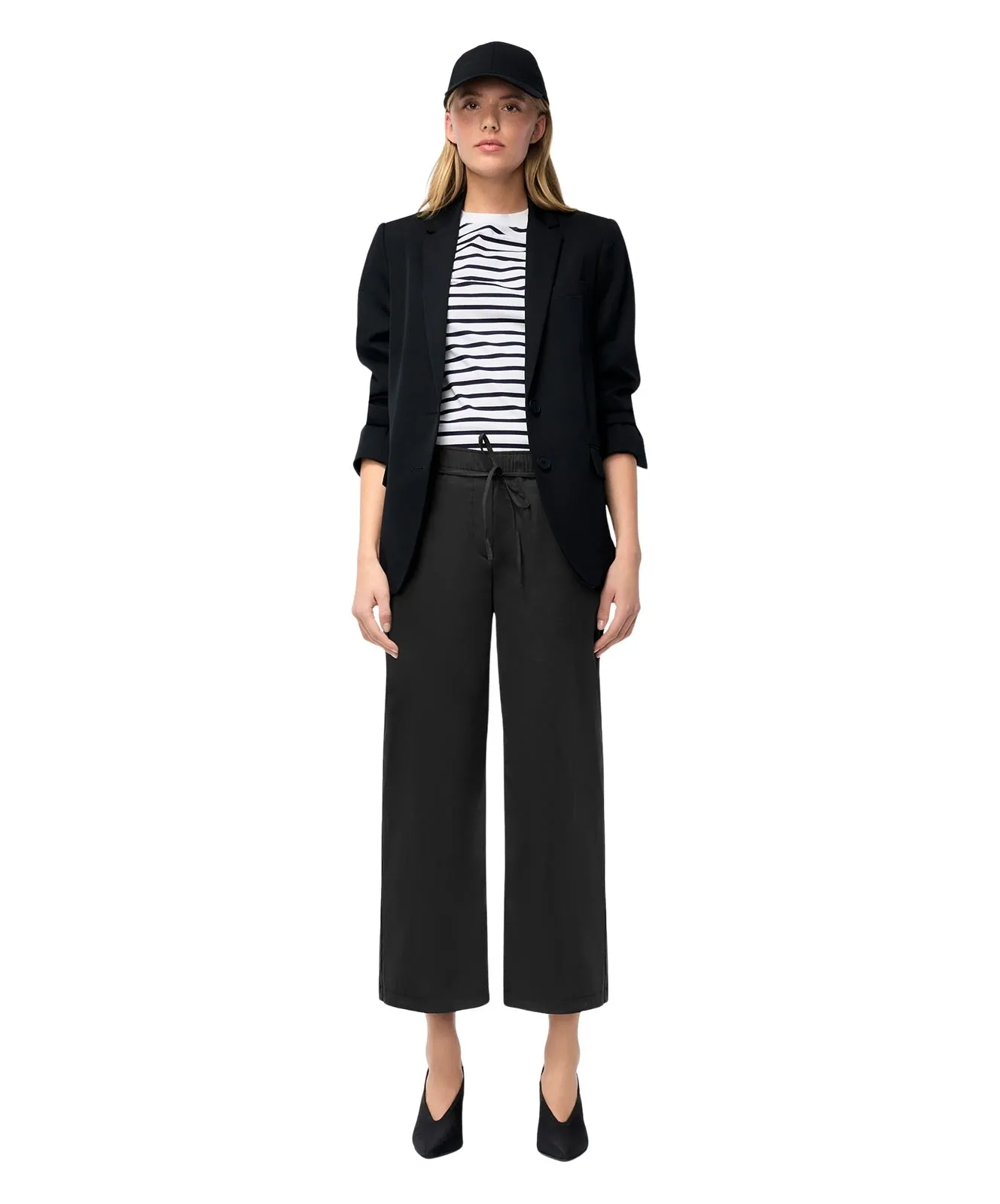 Damen Hose Chiara Belt cropped von MAC in Black