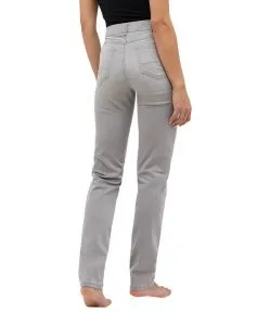 Angels Jeans Straight Fit Cici in hellem Grau