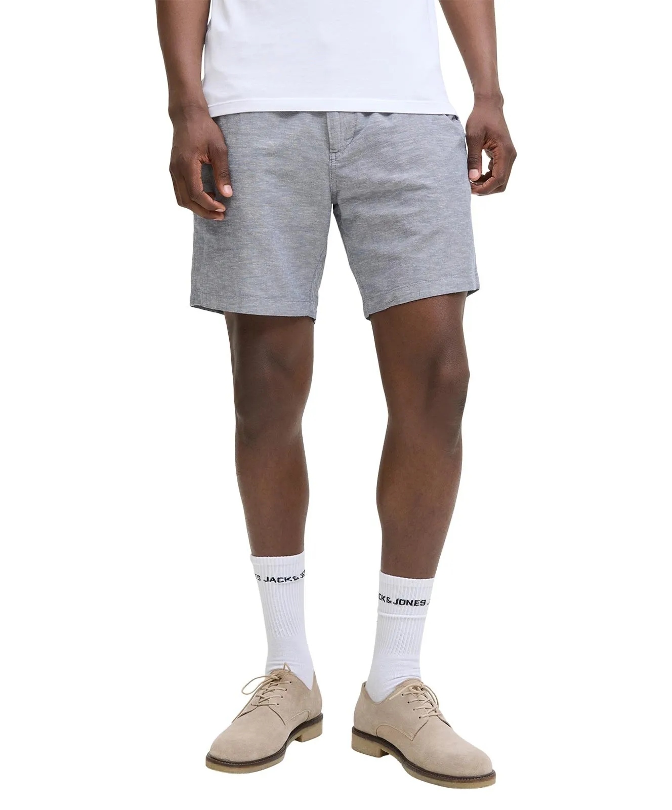 Herren Hose Stace von Jack & Jones in Faded Denim Melange
