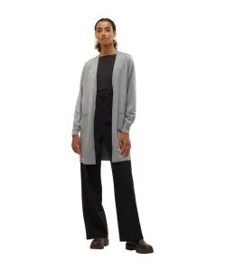 Vero Moda Strickjacke Silje in meliertem Grau