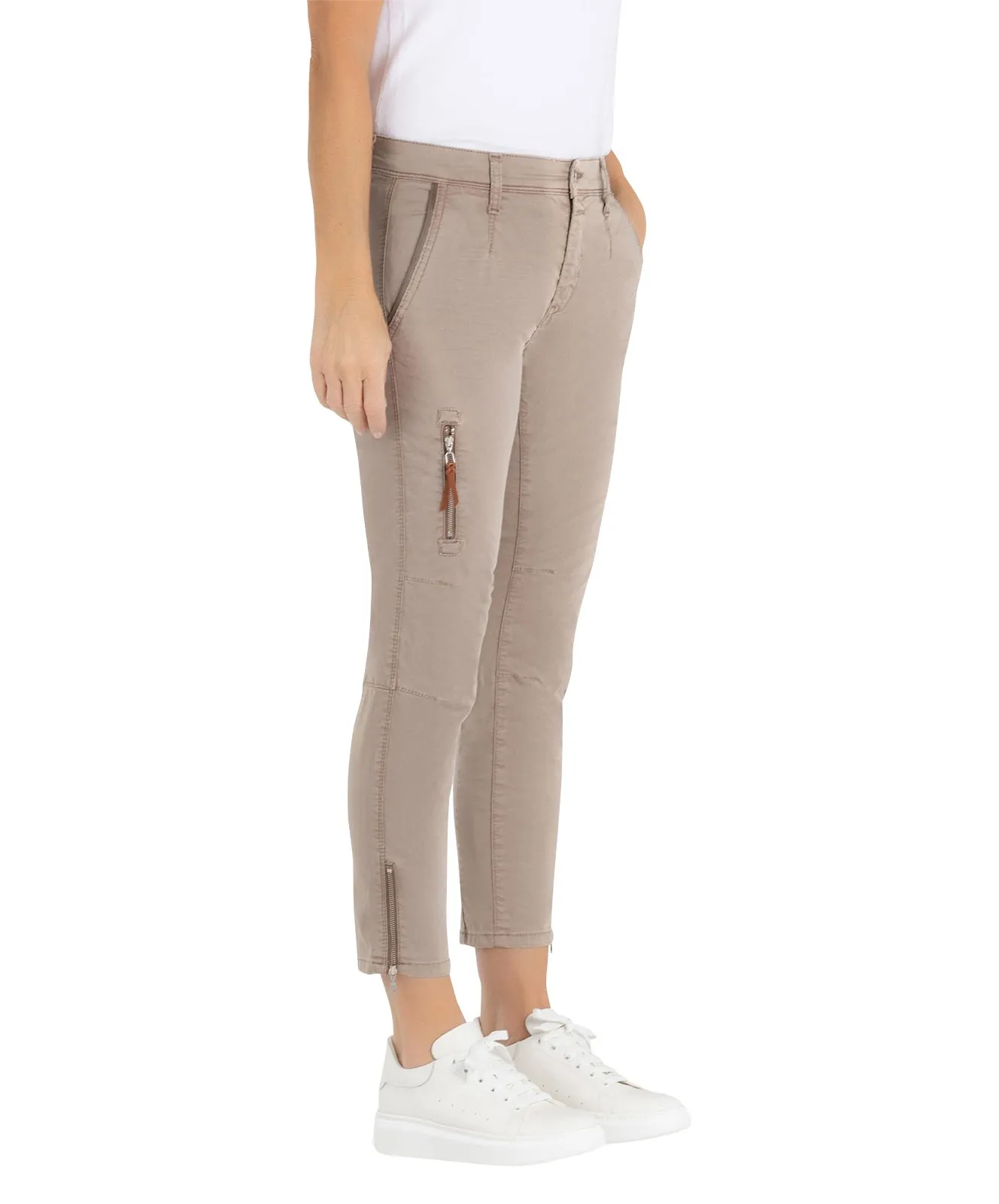 Damen Hose Rich Cargo von MAC in Oxide Brown