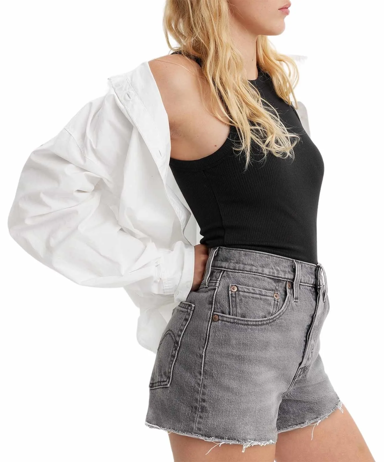 Damen Jeans 501 Original Short von Levis in Hit The Road