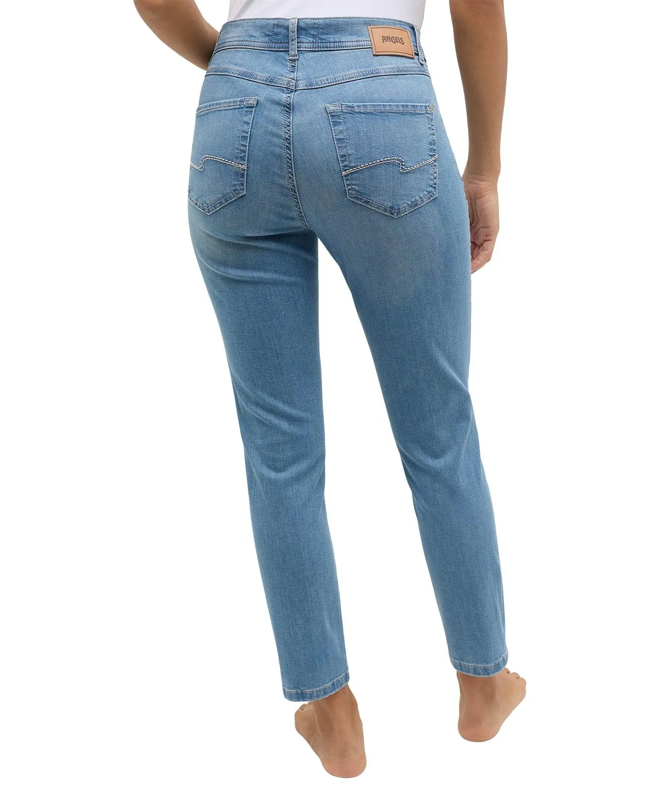 Damen Jeans Ornella von Angels in Light Blue Used