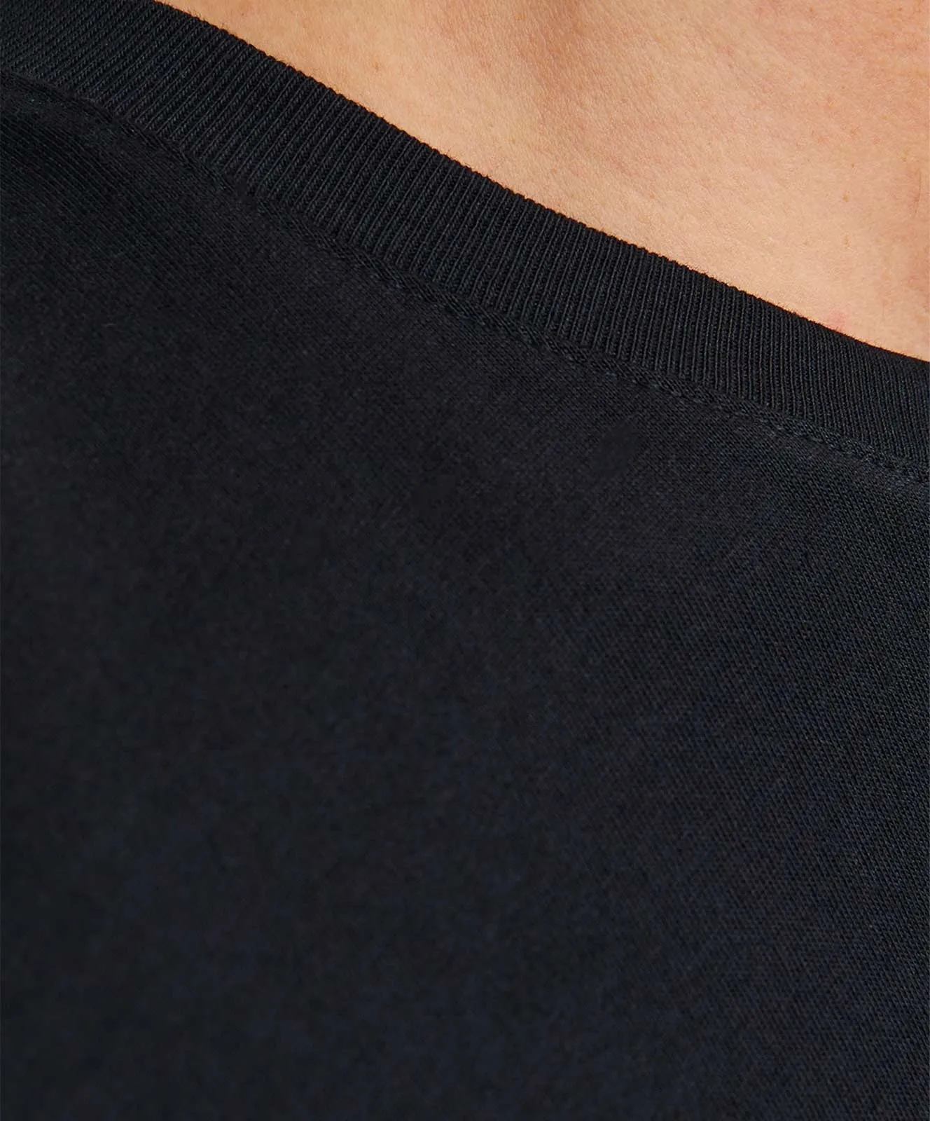 Herren Shirt Corp Logo Tee von Jack & Jones in Black P4 Small Print