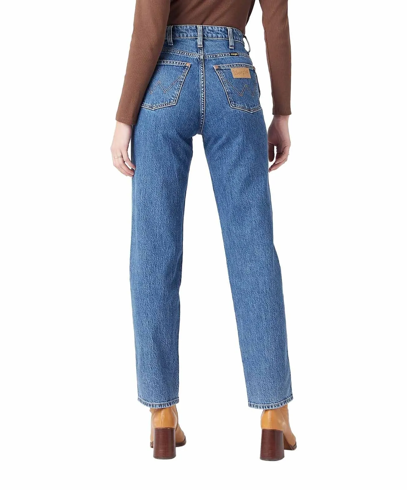 Damen Jeans Mom von Wrangler in Winter Hue