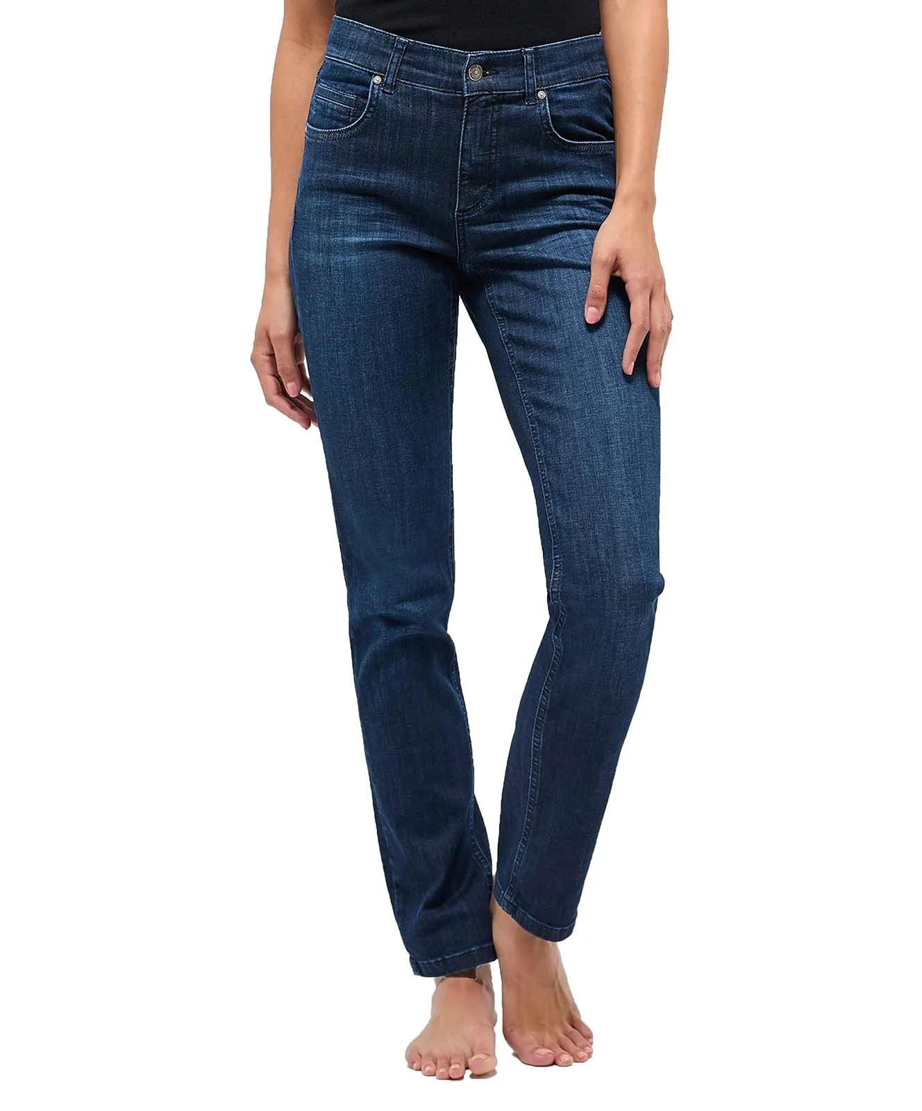 Damen Jeans Cici von Angels in Dark Indigo Used Buffi