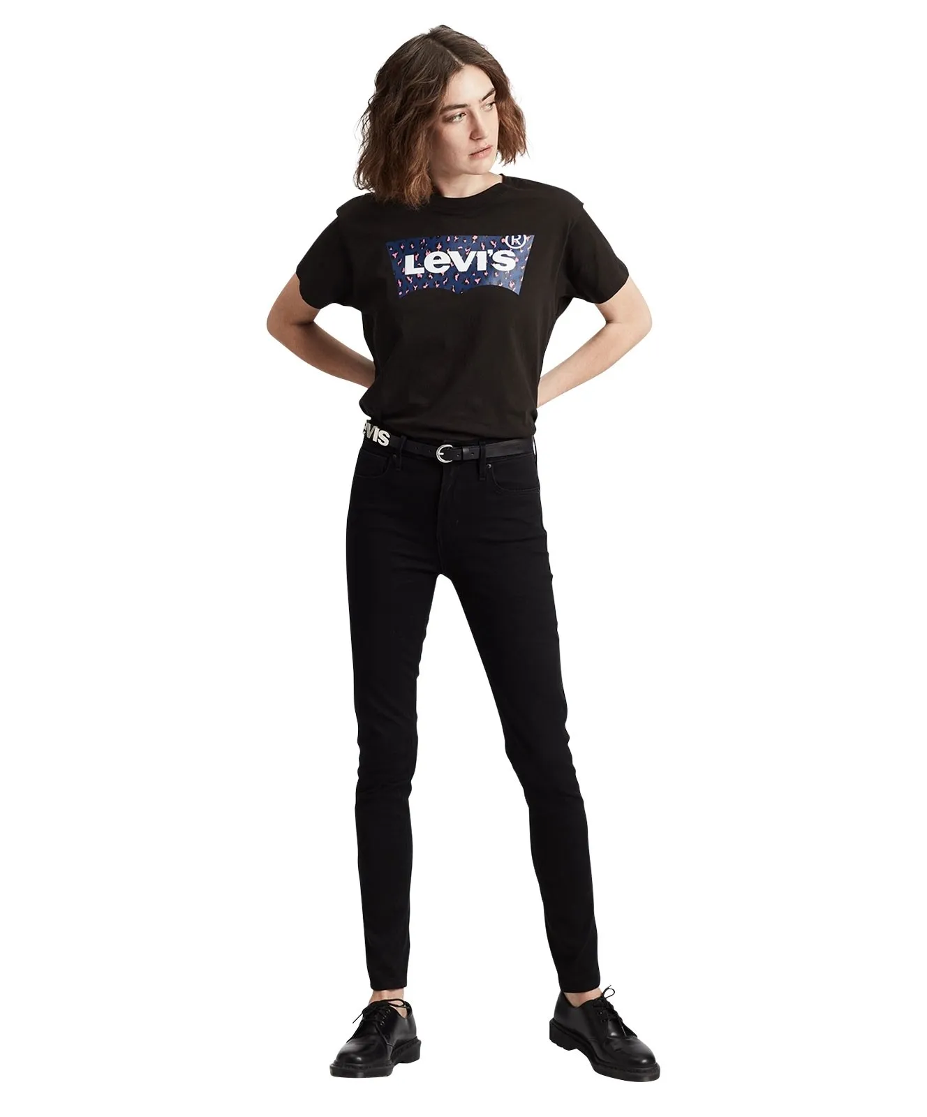 Damen Jeans 721 High Rise Skinny von Levis in Long Shot