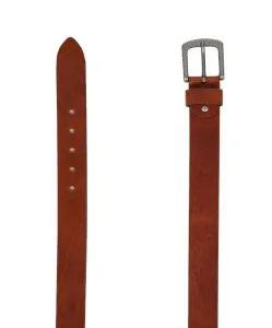 Bernd Götz - Breiter Leder-Gürtel in Cognac