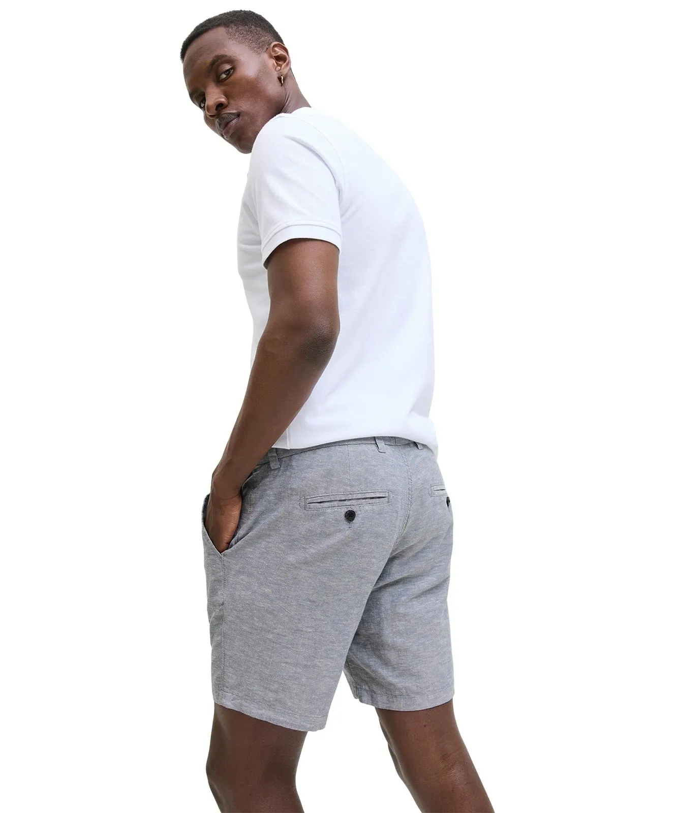Herren Hose Stace von Jack & Jones in Faded Denim Melange