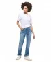 Damen Jeans Crosby Relaxed Straight von Mustang in Mittelblau