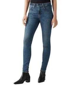 Levi's 721 High Rise Skinny Jeans in Blue Wave Dark