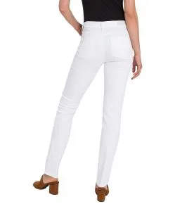 Cross Jeans Anya mit hoher Taille in weiß