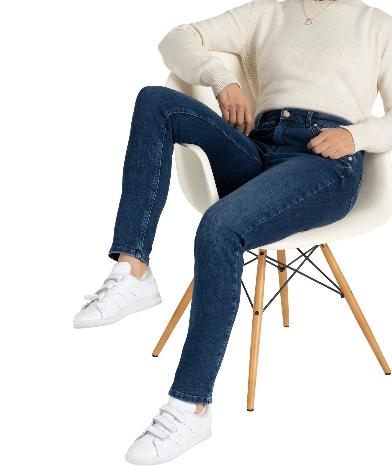 Damen Jeans Melanie von MAC in Dark Blue Modern Wash