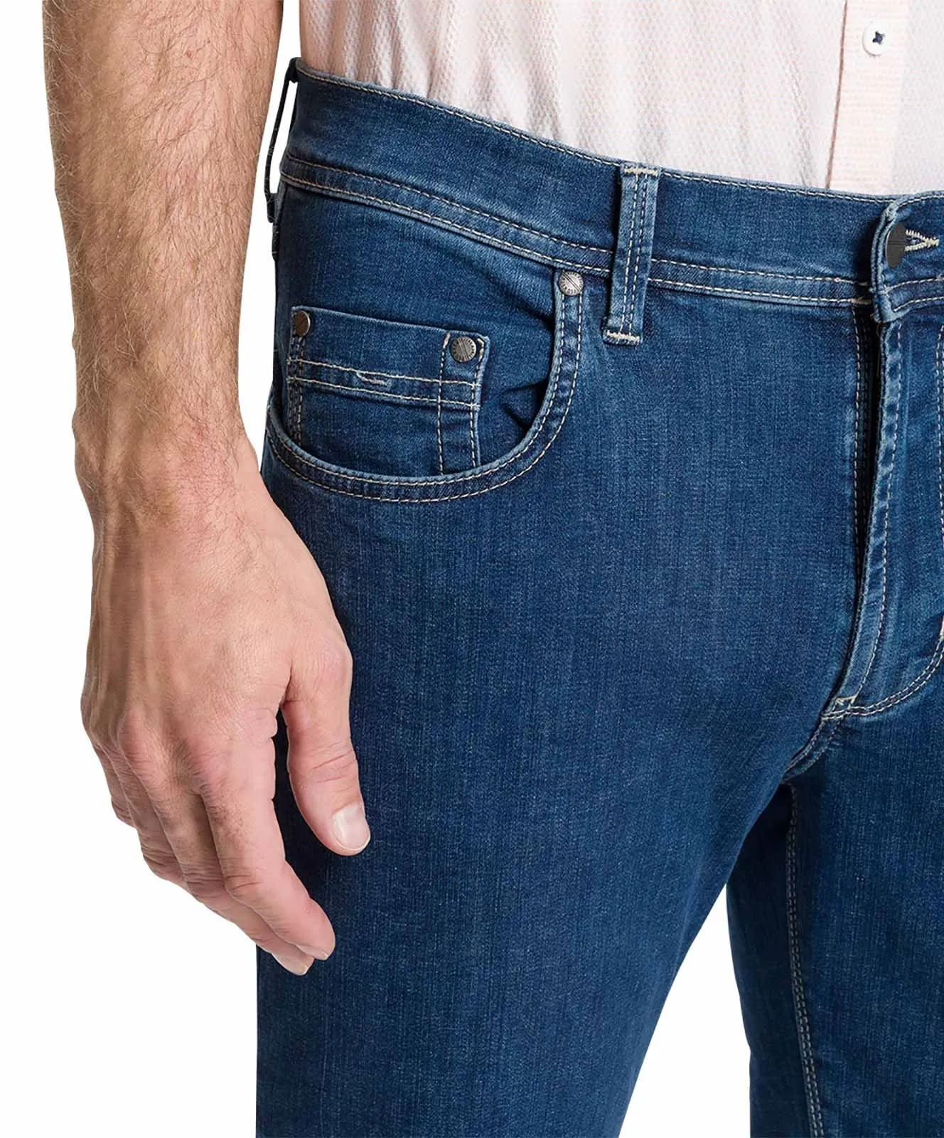 Herren Jeans Rando Megaflex 1680 von Pioneer in Blue Stonewash