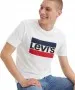 Herren Shirt Sportswear Logo Tee von Levis in White