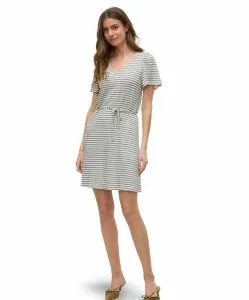 Vero Moda Kurzkleid Gina mit Halbarm und Streifenmuster