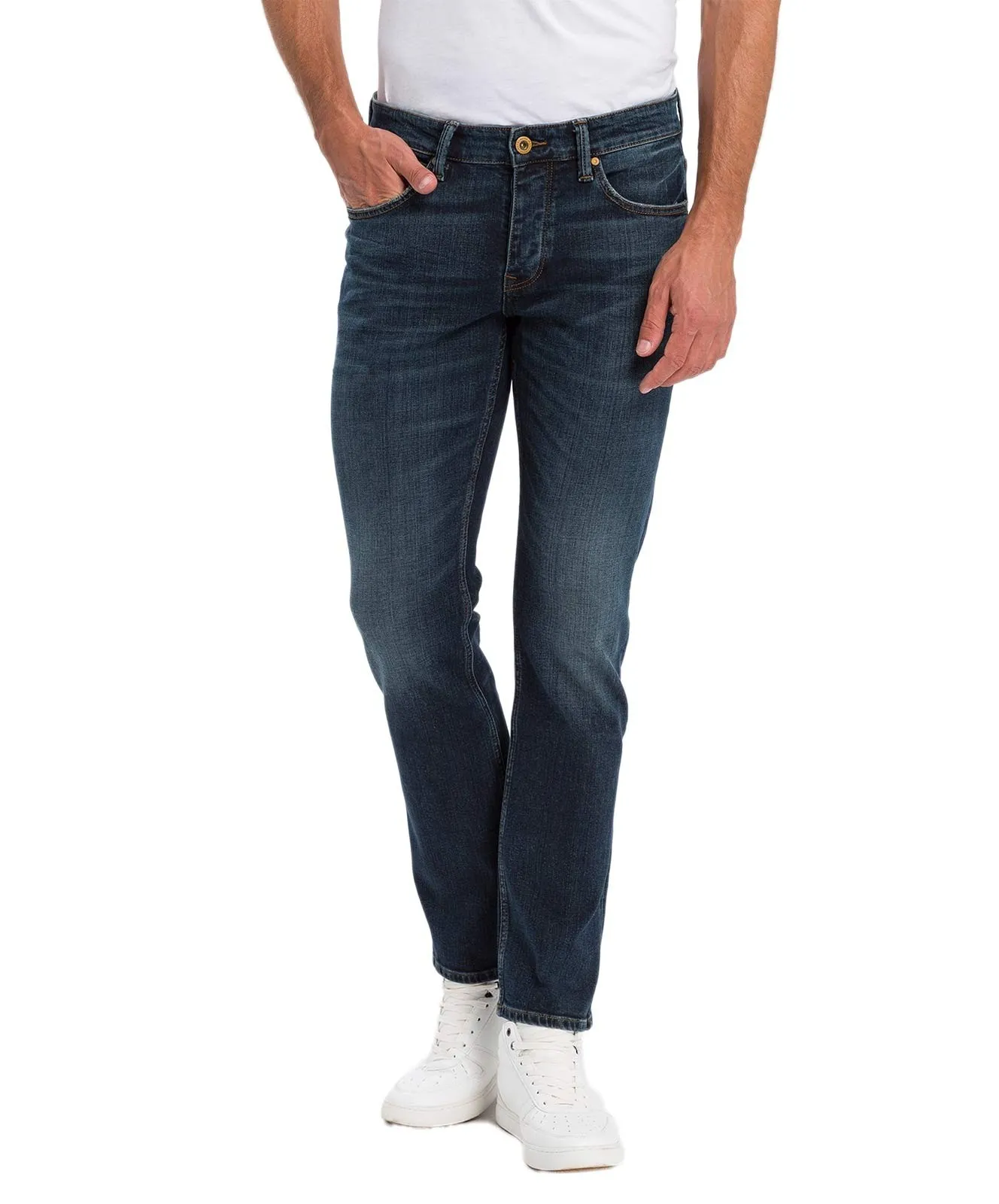 CROSS Herren Dylan Jeans - Bequeme Regular Fit Jeans