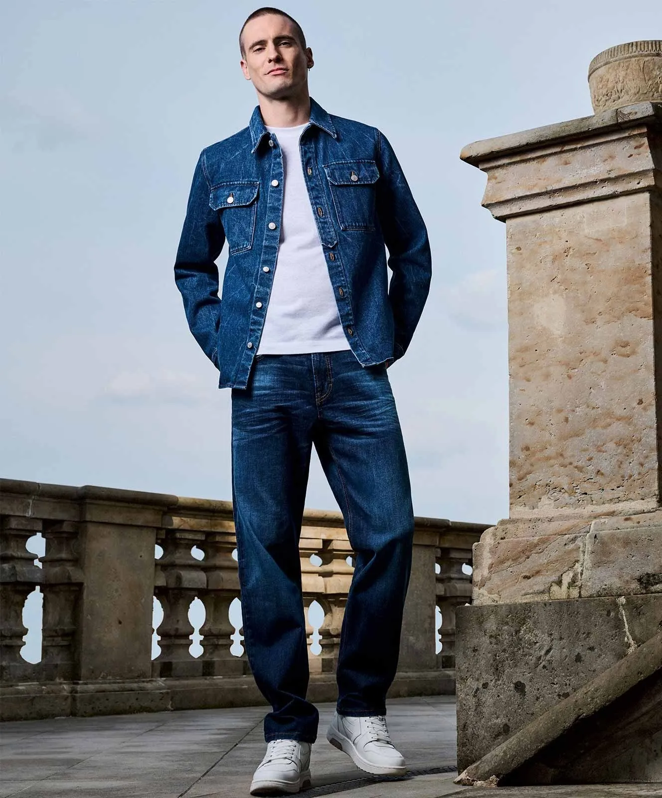 Herren Jeans Rick von MAC in Dark Blue Authenic 3D Used