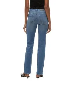 Vero Moda Flash Jeans Straight in Mittelblau