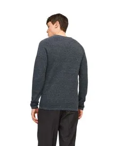 Jack & Jones Strickpullover aus Bio-Baumwolle in Dunkelgrau