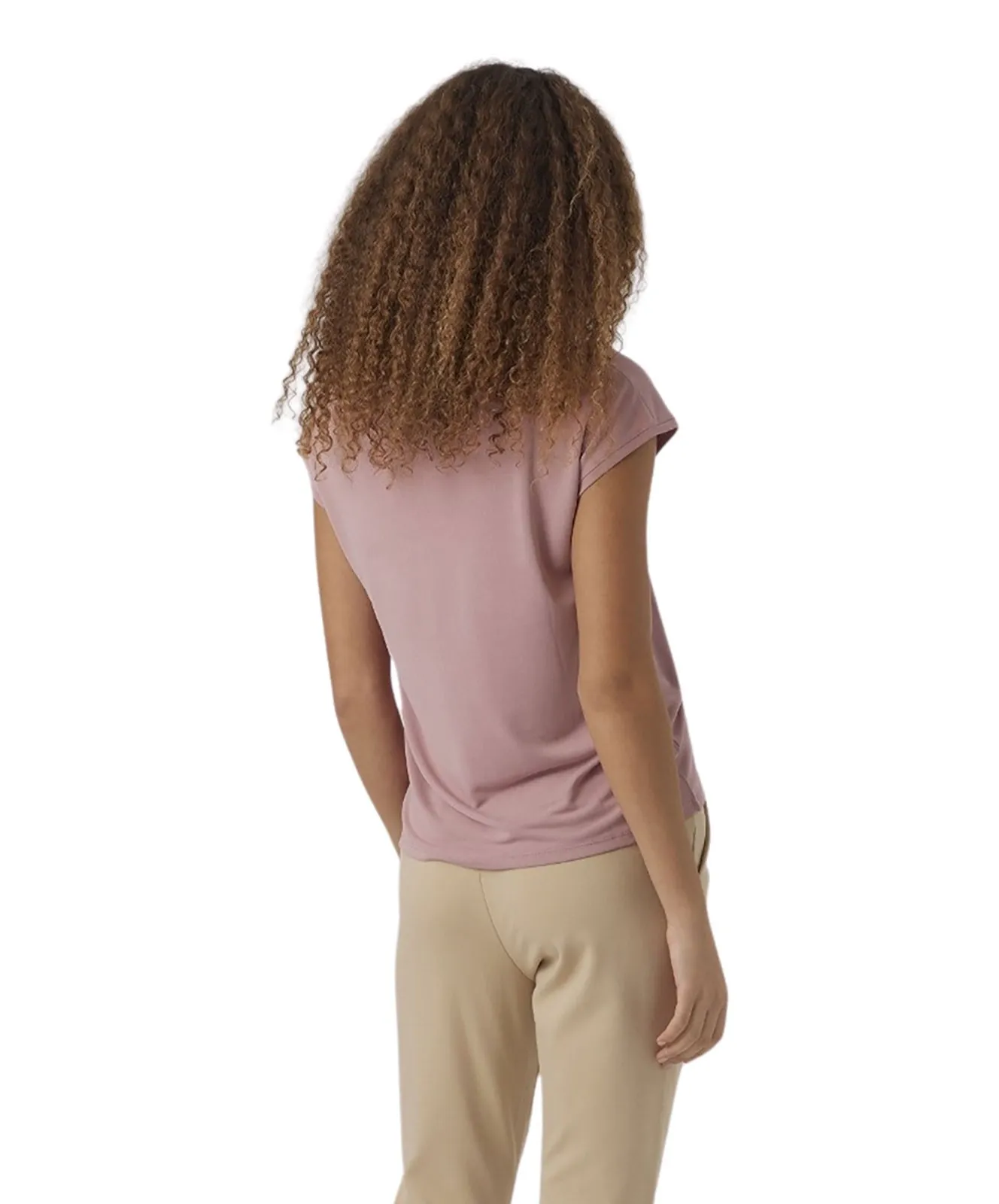 Damen Shirt Filli V-Neck von Vero Moda in Nostalgia Rose