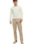 Herren Pullover Hill Knit Crew Neck von Jack & Jones in Cloud Dancer