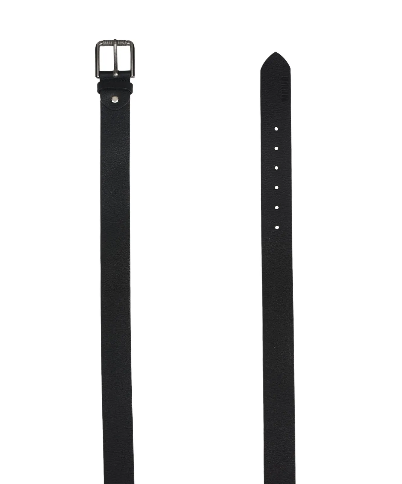 Herren Gürtel 4cm Vollrindledergürtel mit Schließe von Mustang in Schwarz