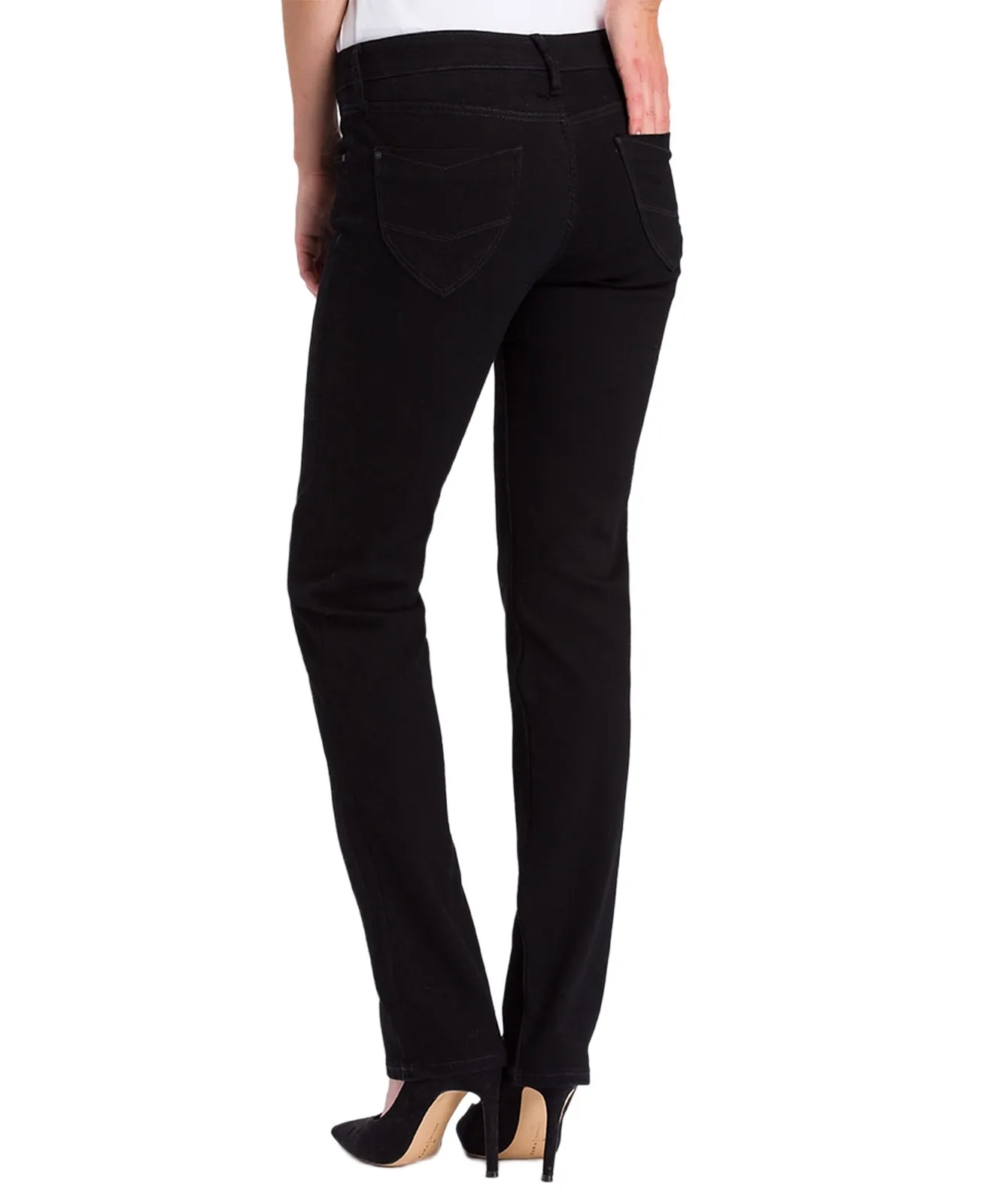 Damen Jeans Rose von Cross in Black
