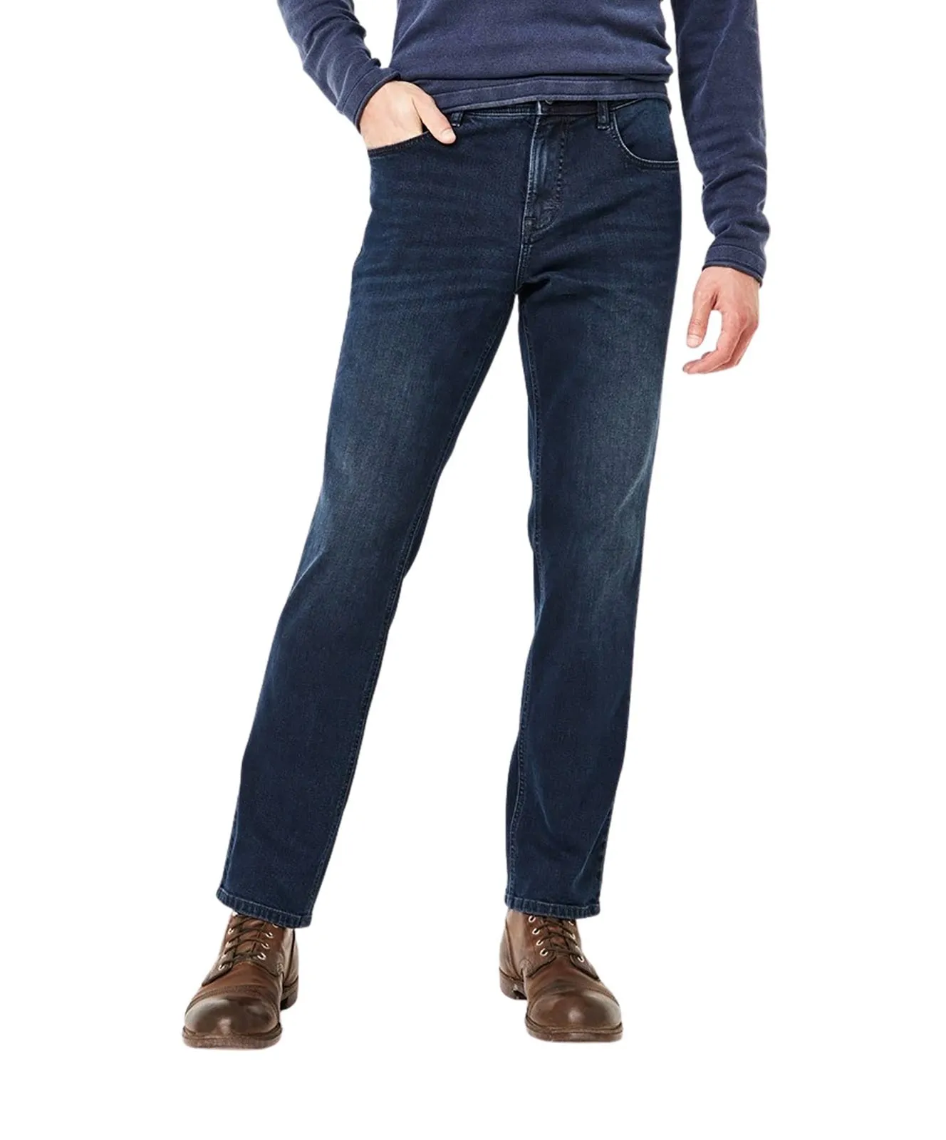 Herren Jeans Ranger Pipe von Paddocks in Dark Blue Overdyed Black Used