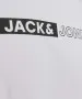 Herren Shirt Corp Logo Tee von Jack & Jones in White PLAY 5