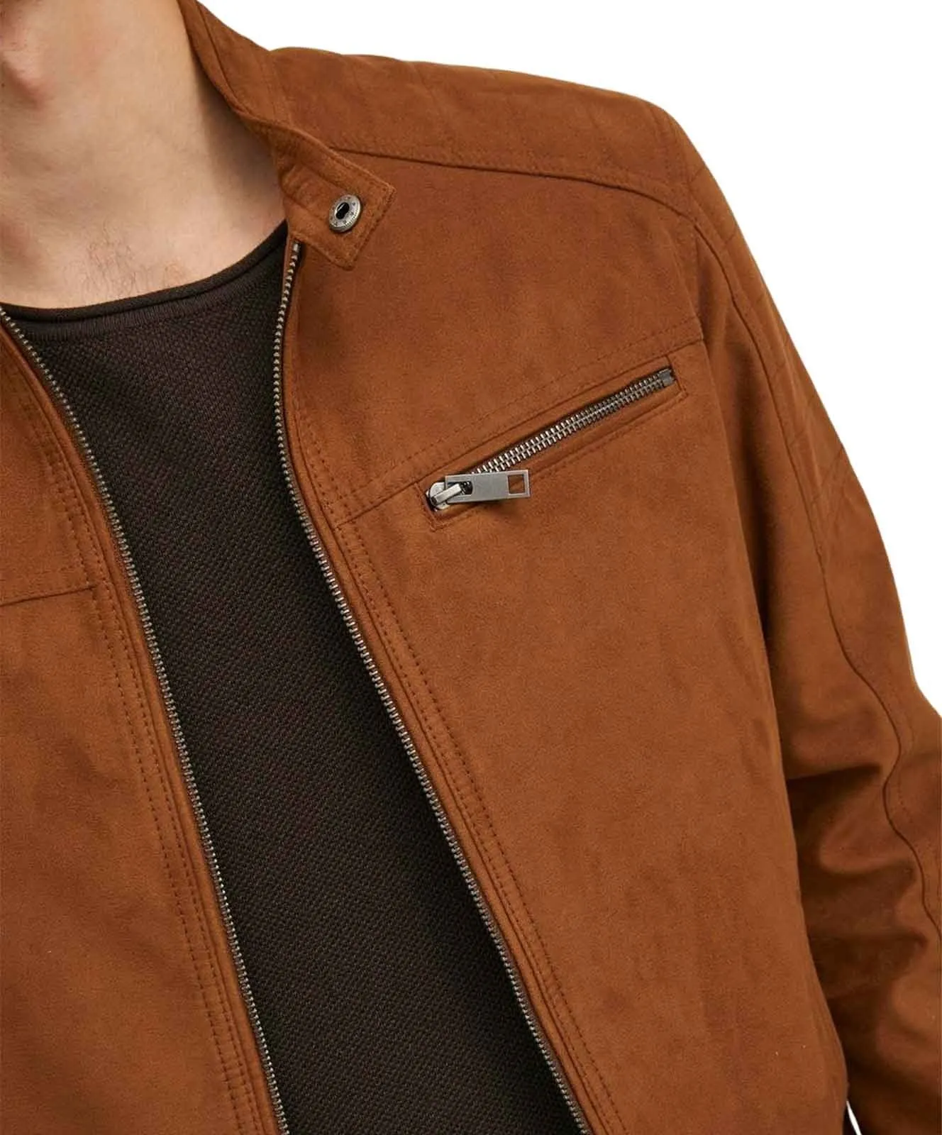 Herren Jacke Rocky von Jack & Jones in Cognac