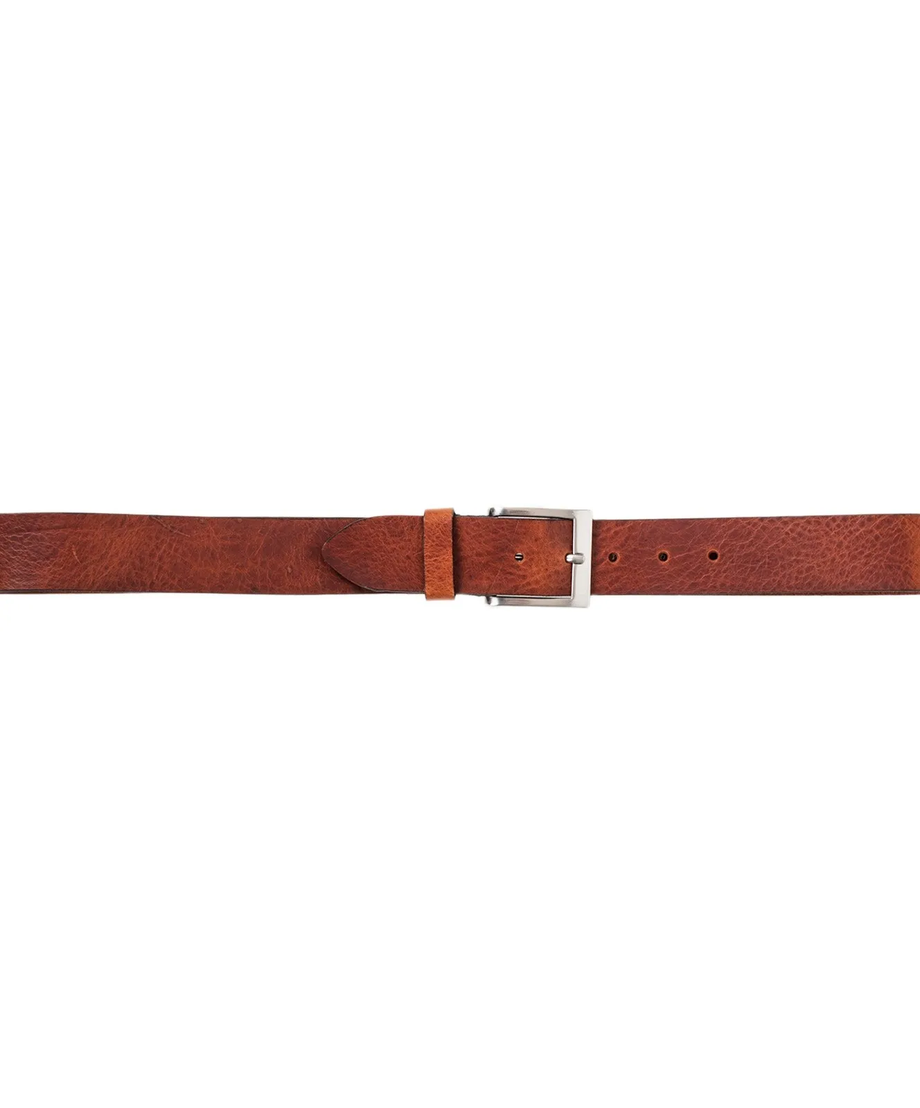 Herren Gürtel 401410 - 4cm Walkledergürtel von Bernd Götz in Cognac