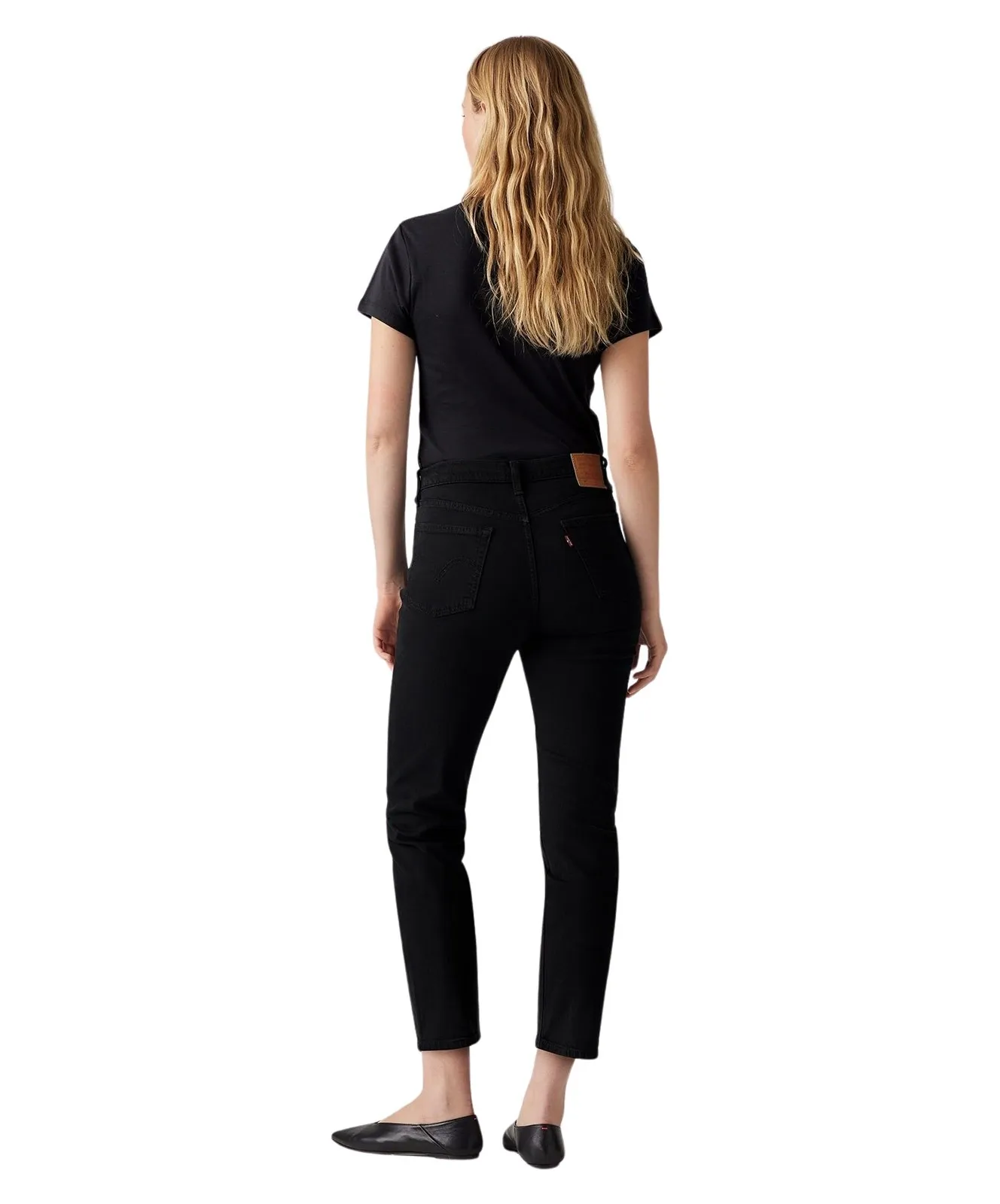 Damen Jeans 501 Crop von Levis in Black Sprout