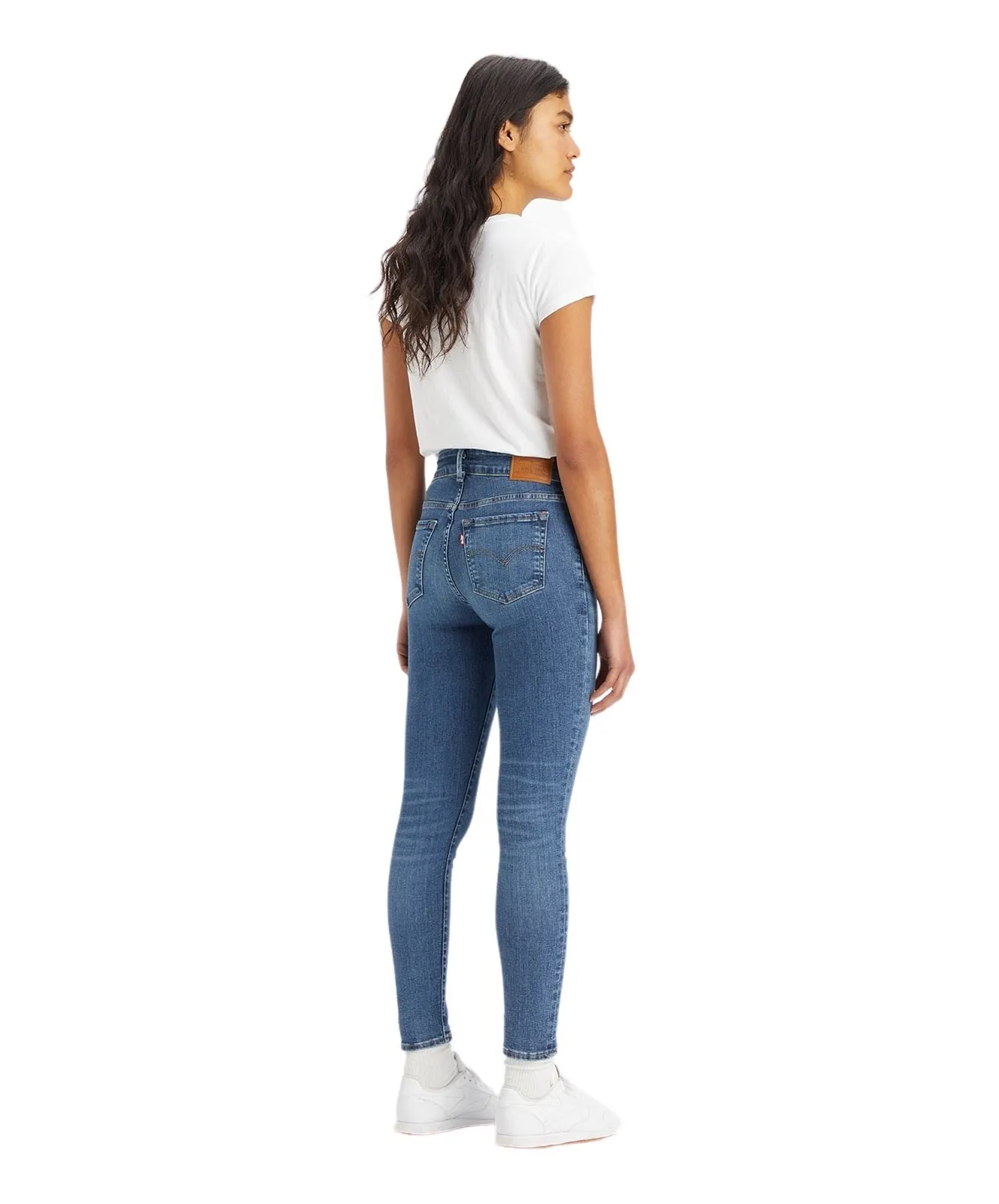 Damen Jeans 711 Skinny von Levis in Blue Wave Mid